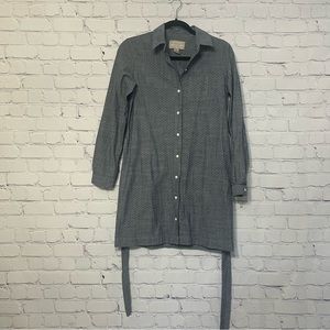 Banana Republic Soft Wash Polka Dot Shirt Dress Size 2